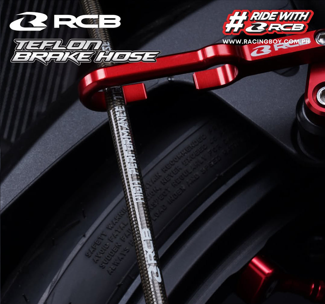 RCB TEFLON BRAKE HOSE 850MM - RD | Part 01BH003R
