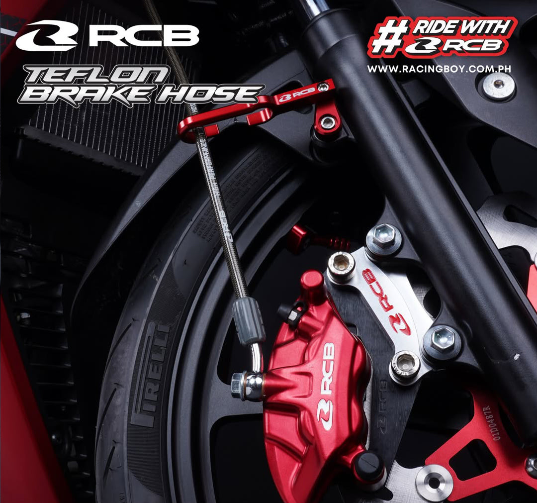 RCB TEFLON BRAKE HOSE 850MM - RD | Part 01BH003R
