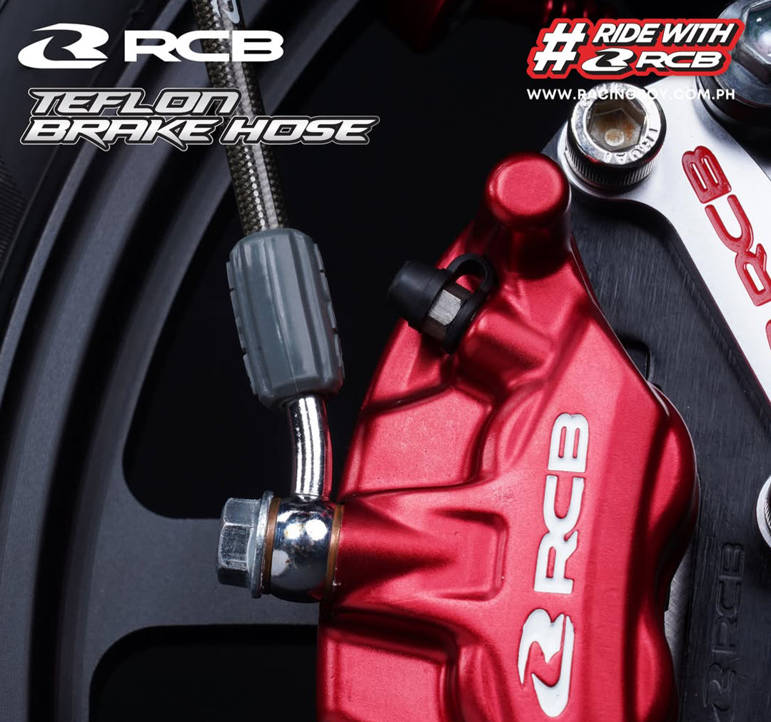 RCB TEFLON BRAKE HOSE 850MM - RD | Part 01BH003R