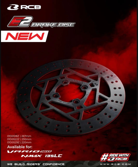 RCB BRAKE DISC E2 SERIES NMAX 230MM F | Part 01D0522Z