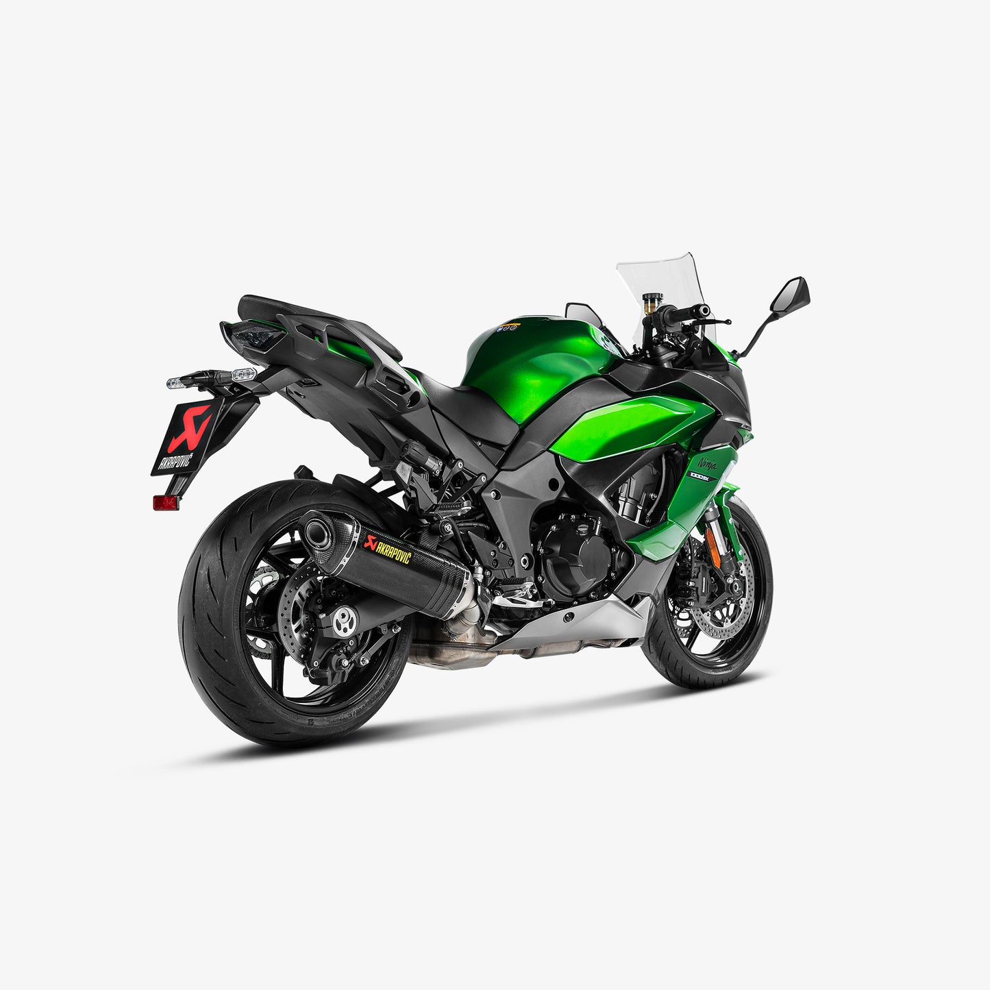 Akrapovic Carbon Fiber Slip-On | Kawasaki Ninja 1000SX (2020-2022) | Part S-K10SO24-HRC