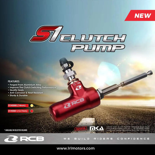 RCB CLUTCH PUMP S1 12.7MM - RD | Part 01H0081R