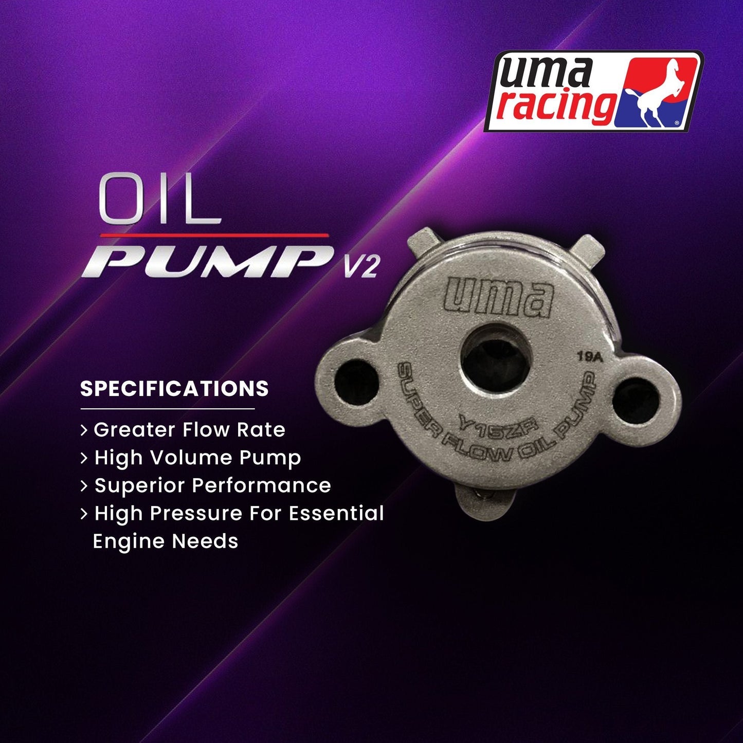 UMA RACING - RACING OIL PUMP V2 - Y15ZR | Part 02O00120