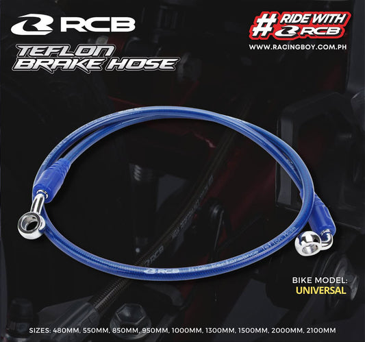 RCB TEFLON BRAKE HOSE 480MM - BL | Part 01BH002A