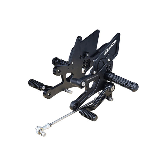 RCB FOOTREST SINGLE SET S2-V2 R15-V3 & V4/R15M - BK | Part 01FR040B