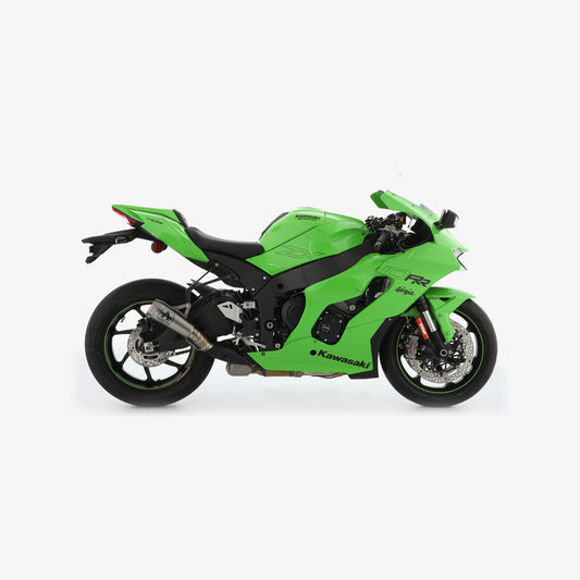 Arrow 3/4 th Half System Racing - Pro-Race Titanium Silencer + Titanium Link Pipe | Kawasaki ZX10R (2021-2025) | Part 71215HCP