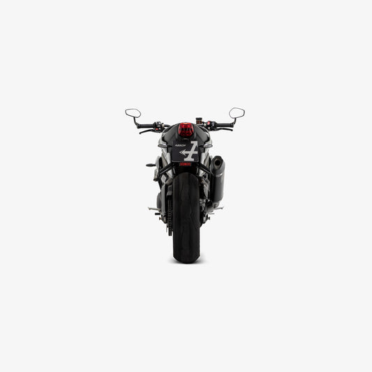 Arrow Catalytic Homologated Full System with Veloce Aluminium "Dark" Silencer with DB Killer | Triumph Street Triple 765 (2020-2022) | Part 71502VAN