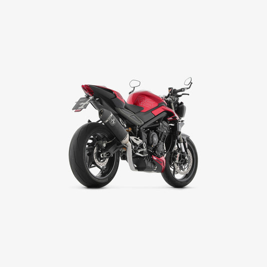 Arrow Racing Full System W/ Aluminium Can & Carbon End Can | Triumph Street Triple 765 RS 2024 | Part 71005VAN