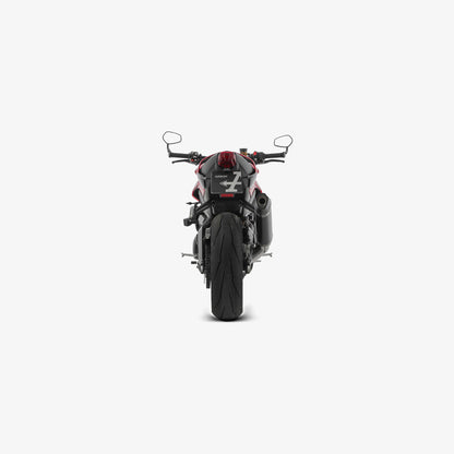 Arrow Racing Full System W/ Aluminium Can & Carbon End Can | Triumph Street Triple 765 RS 2024 | Part 71005VAN