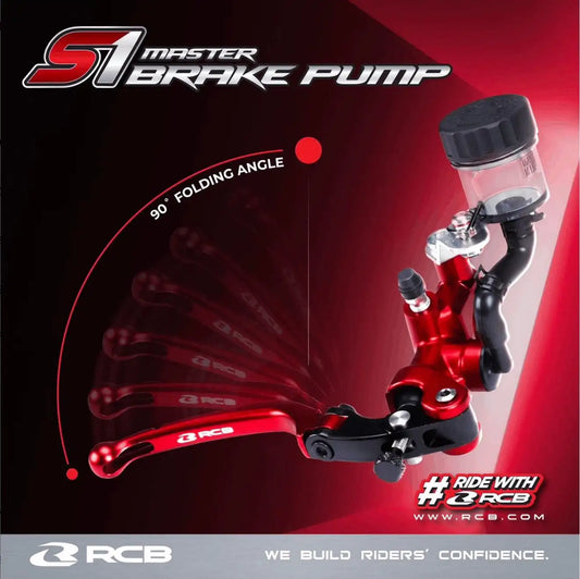 RCB FORGED MASTER BRAKE PUMP S1 14MM (RH) - BL | Part 01BP013A