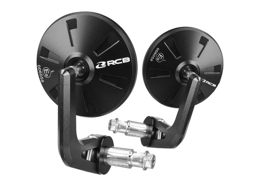 RCB ALLOY SIDE MIRROR BAR END (PAIR) S6 - BK | Part 01MR007B