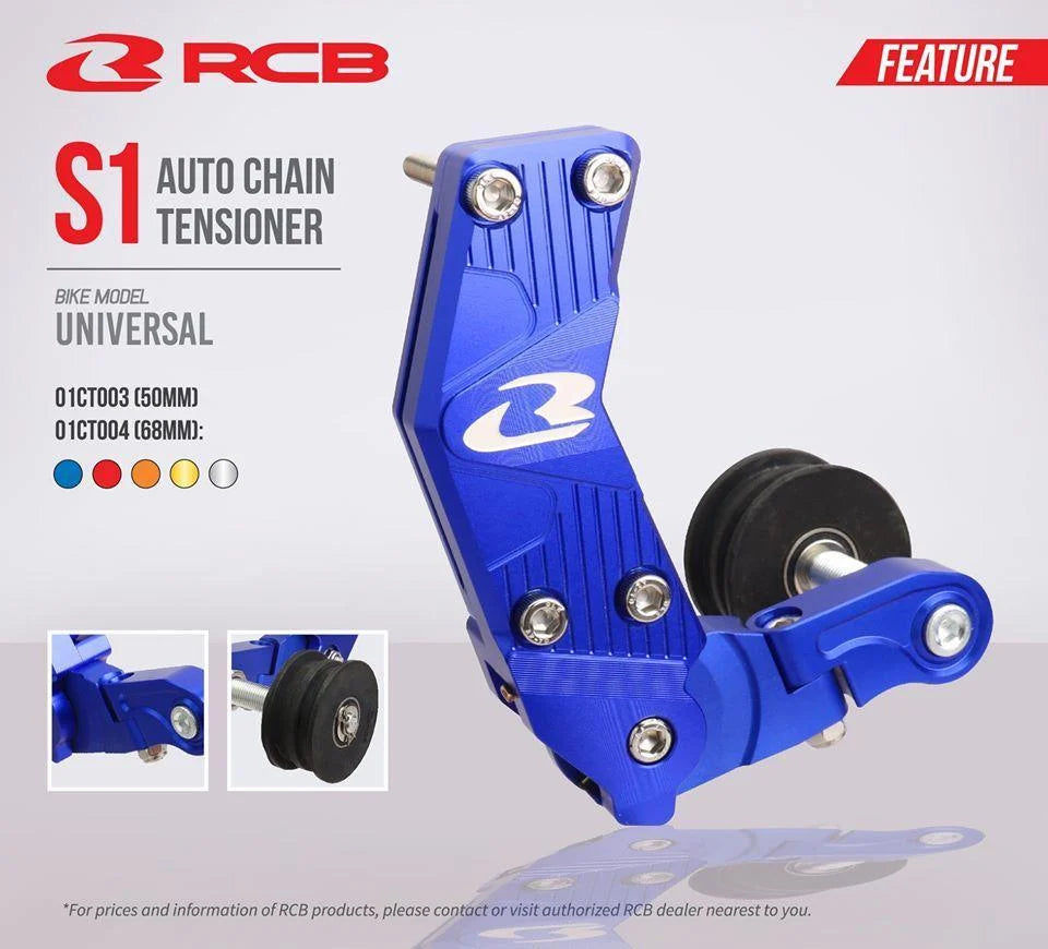 RCB AUTO CHAIN TENSIONER S1 50MM - BL | Part 01CT003A
