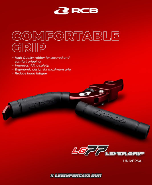 RCB LEVER GRIP LG77 - BK | Part 01LG004B