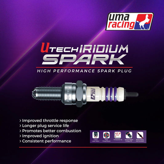 UMA RACING - UTECH IRIDIUM SPARK PLUG (AB9R31) | Part 02SP0003