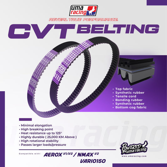 UMA RACING - CVT BELTING NVX 155/ AEROX 155 | Part 02BT0001